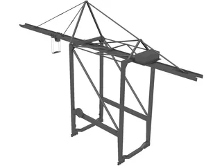 Gantry Crane 3D Model