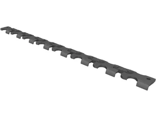 Chain Saw Teeth 3D Model