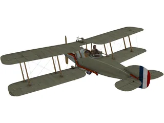 Bristol F2b 3D Model