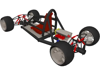 Buggy 3D Model - 3DCADBrowser