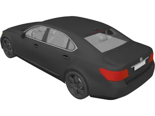 Lexus LS460 3D Model