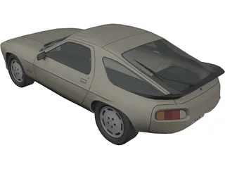 Porsche 928 S 3D Model