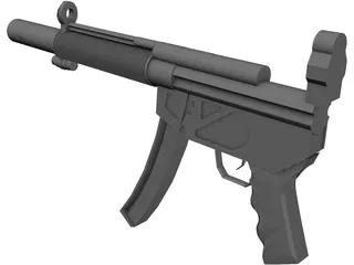 Heckler&Koch MP5SD 3D Model