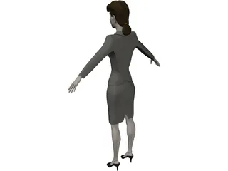 Secretary 3D Model