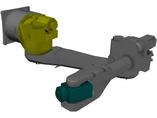 Fanuc M16ib - AM120iB 3D Model