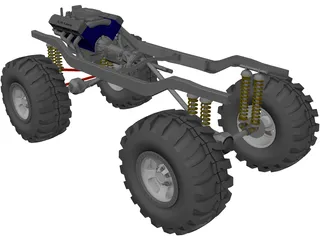 Chassis 4x4 3D Model