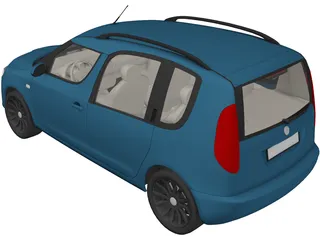 Skoda Roomster 3D Model