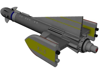 Fireball XL5 3D Model