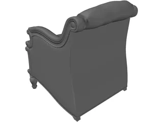 Colonial Chair 3D Model