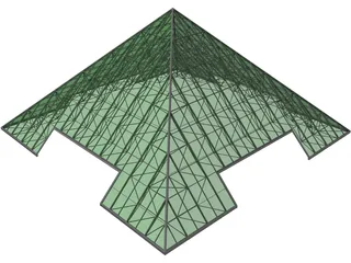 Building Pyramid 3D Model