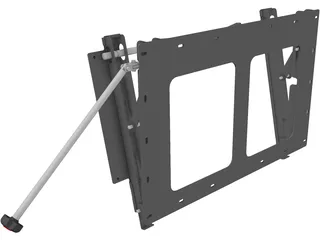 LCD TV Wall Stand 3D Model