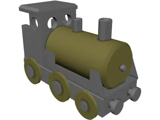 Locomotive 3D Model