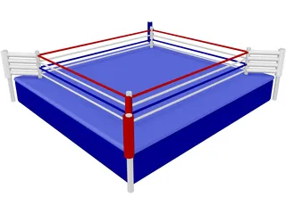 Boxing Ring 3D Model