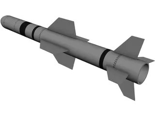 AGM-84A Harpoon 3D Model