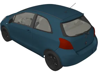 Toyota Yaris 3D Model