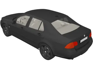 SAAB 9-5 3D Model