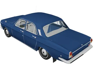 GAZ-24 Volga 3D Model