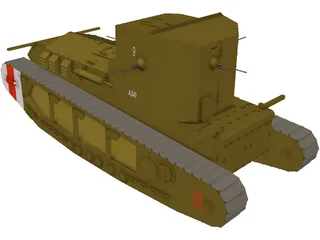 Whippet Tank 3D Model