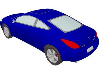 Pontiac G6 Coupe (2007) 3D Model