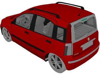 Fiat Panda (2005) 3D Model