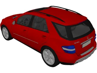 Mercedes-Benz ML500 (2007) 3D Model