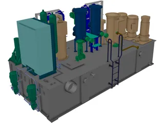 Oil Module 3D Model