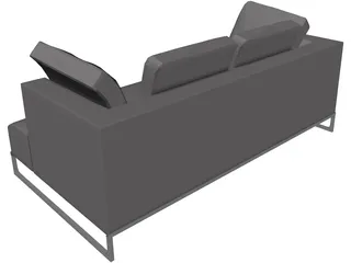 B&B Couch 3D Model