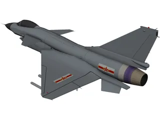 Chengdu J-10 3D Model