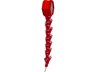 Chinese Firecracker 3D Model