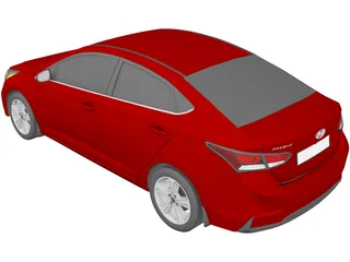 Hyundai Accent (2018) 3D Model