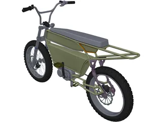 Electric Bicycle 3D Model