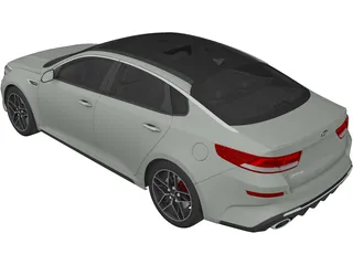 Kia Optima T-GDi (2019) 3D Model