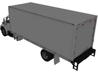 Freightliner Box Truck (2012) 3D Model