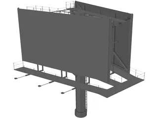 Billboard 3D Model