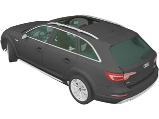 Audi A4 Allroad [B9] (2017) 3D Model