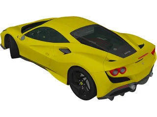 Ferrari F8 Tributo (2019) 3D Model