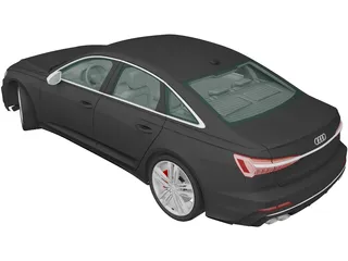 Audi S6 Sedan (2019) 3D Model