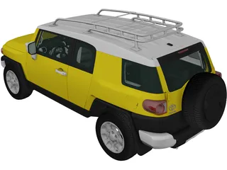 Toyota FJ Cruiser (2010) 3D Model