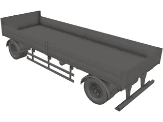 Truck Trailer 3D Model