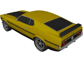 Ford Mustang Mach 1 (1971) 3D Model