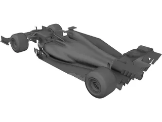 F1 Car (2019) 3D Model