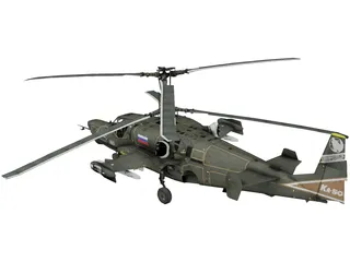 Kamov Ka-50 Hokum 2 3D Model