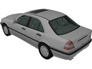 Mercedes-Benz C220 (1998) 3D Model