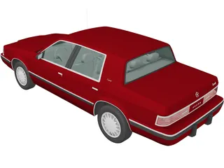 Dodge Dynasty (1992) 3D Model