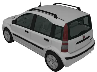 Fiat Panda (2011) 3D Model