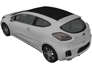 Kia Pro Ceed GT (2014) 3D Model