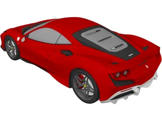 Ferrari F8 Tributo 3D Model