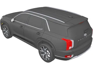 Hyundai Palisade (2020) 3D Model