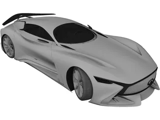 Infiniti Vision Gran Turismo Concept (2014) 3D Model