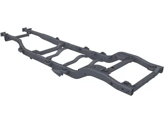 Jeep JK Frame 3D Model